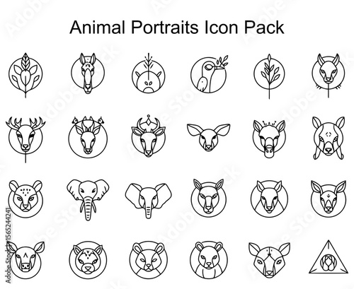 Animal Portraits Icon Pack