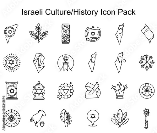 Israeli Culture/History Icon Pack
