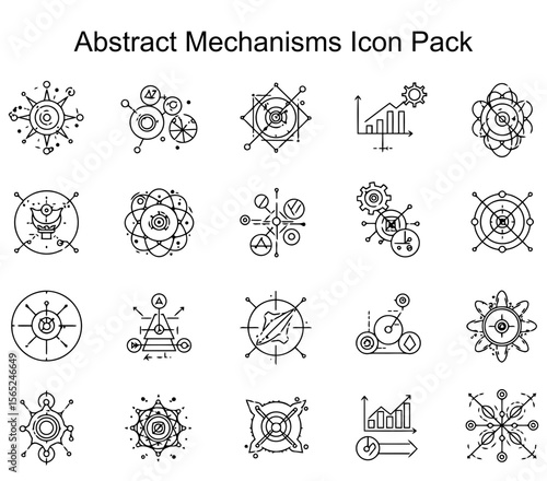 Abstract Mechanisms Icon Pack