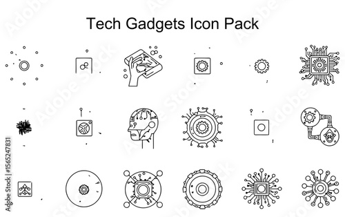Tech Gadgets Icon Pack