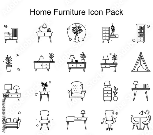 Home Furniture Icon Pack