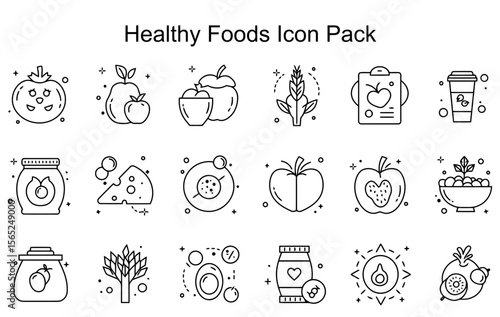 Healthy Foods Icon Pack