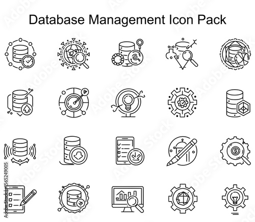 Database Management Icon Pack