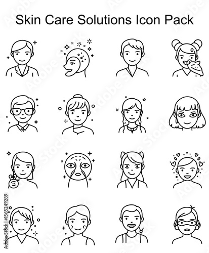 Skin Care Solutions Icon Pack