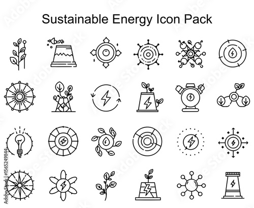 Sustainable Energy Icon Pack