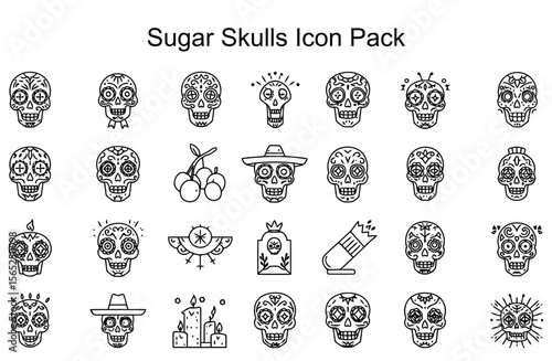 Sugar Skulls Icon Pack