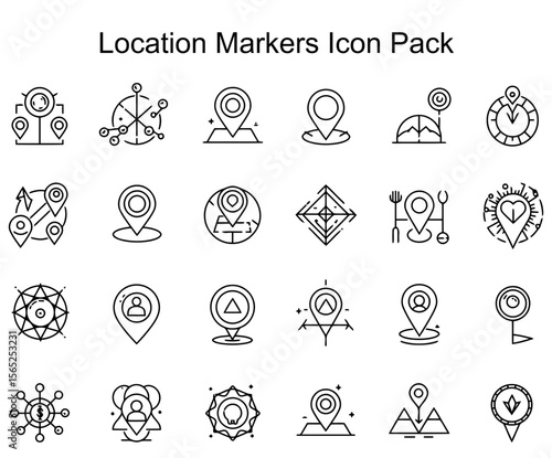 Location Markers Icon Pack