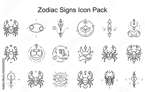 Zodiac Signs Icon Pack