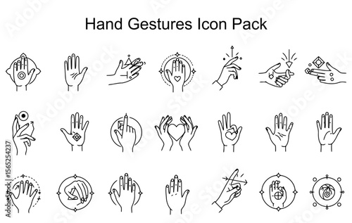 Hand Gestures Icon Pack