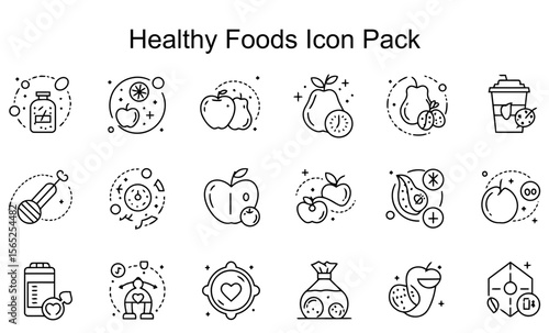Healthy Foods Icon Pack