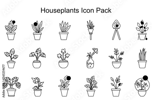 Houseplants Icon Pack