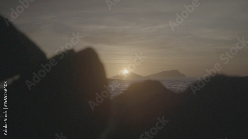 sunrise in the mountains