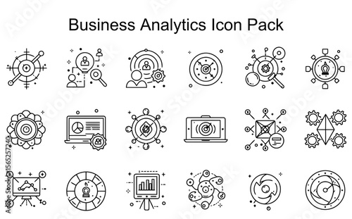 Business Analytics Icon Pack