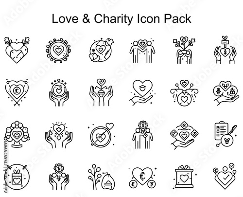 Love & Charity Icon Pack