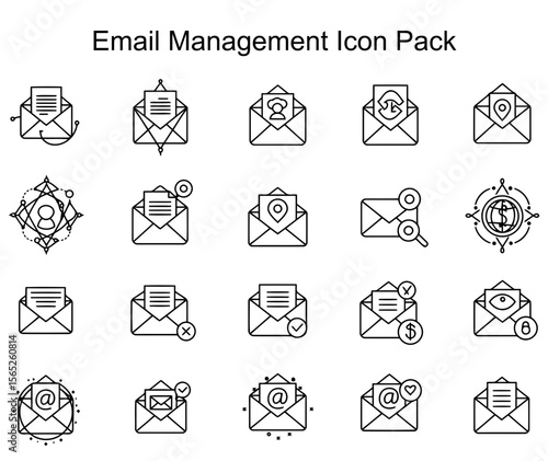 Email Management Icon Pack