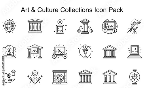 Art & Culture Collection Icons