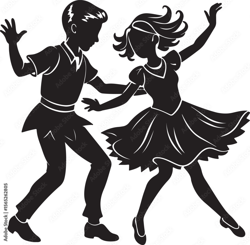 Fototapeta premium couple dancing tango