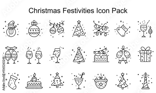 Christmas Festivities Icon Pack