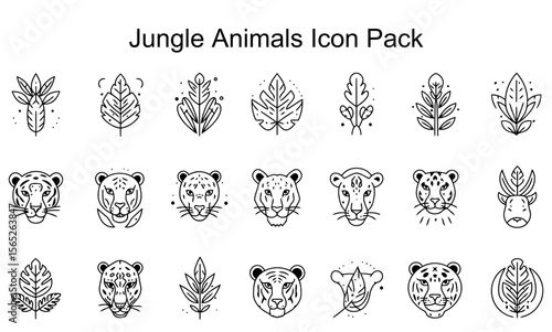 Jungle Animals Icon Pack