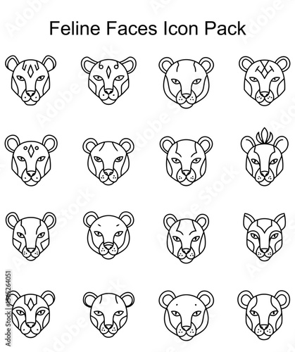 Feline Faces Icon Pack