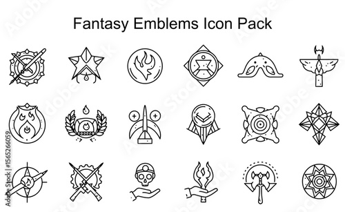 Fantasy Emblems Icon Pack