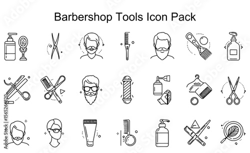 Barbershop Tools Icon Pack