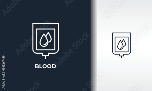 Blood Vector, Icon Or Logo Sign Isolated Symbol Illustration