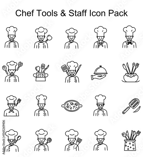 Chef Tools & Staff Icon Pack