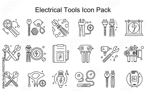 Electrical Tools Icon Pack