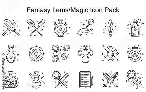 Fantasy Items/Magic Icon Pack