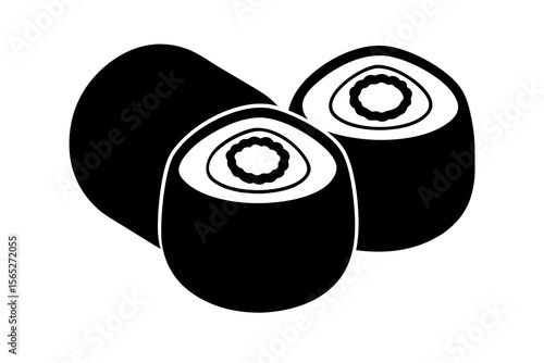 vector illustration of a funny face with a smile
