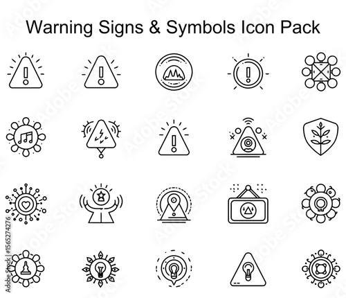Warning Signs & Symbols Icon Pack