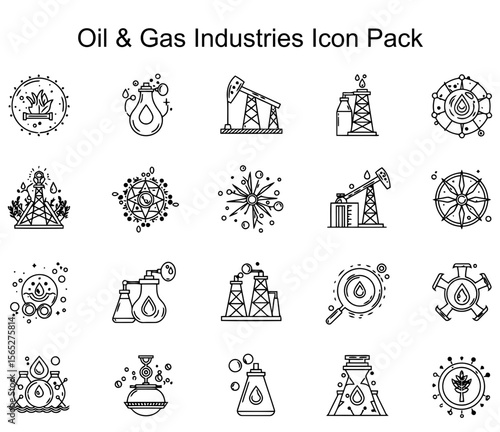 Oil & Gas Industry Icons