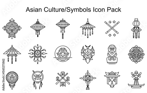 Asian Culture/Symbols Icon Pack