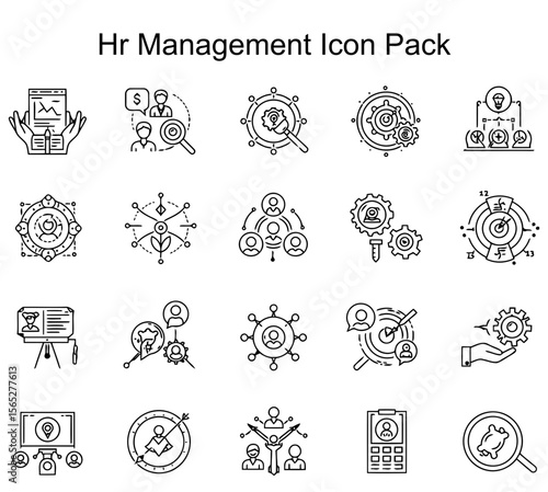 HR Management Icon Pack