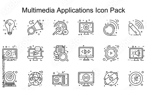 Multimedia Applications Icon Pack