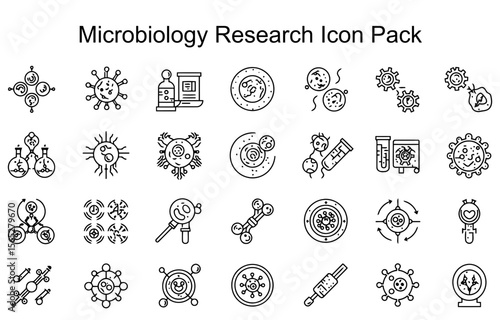 Microbial Research Icons