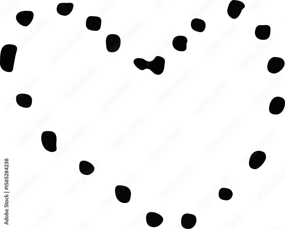 Fototapeta premium Heart cute doodle scribble hand drawing element