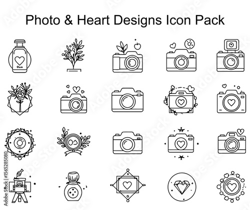 Photo & Heart Designs Icon Pack