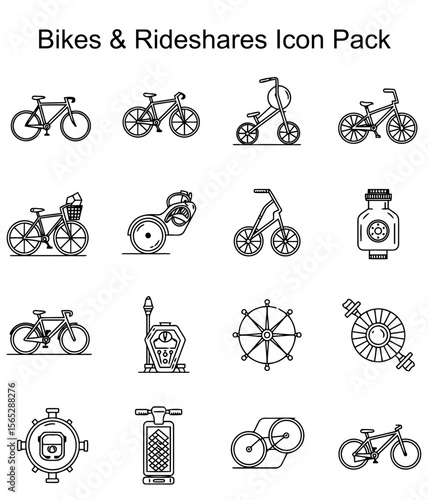 Bikes & Rideshares Icon Pack