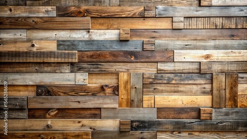 Rustic Reclaimed Wood Paneling A Textured Background of Varied Tones and Grain Patterns