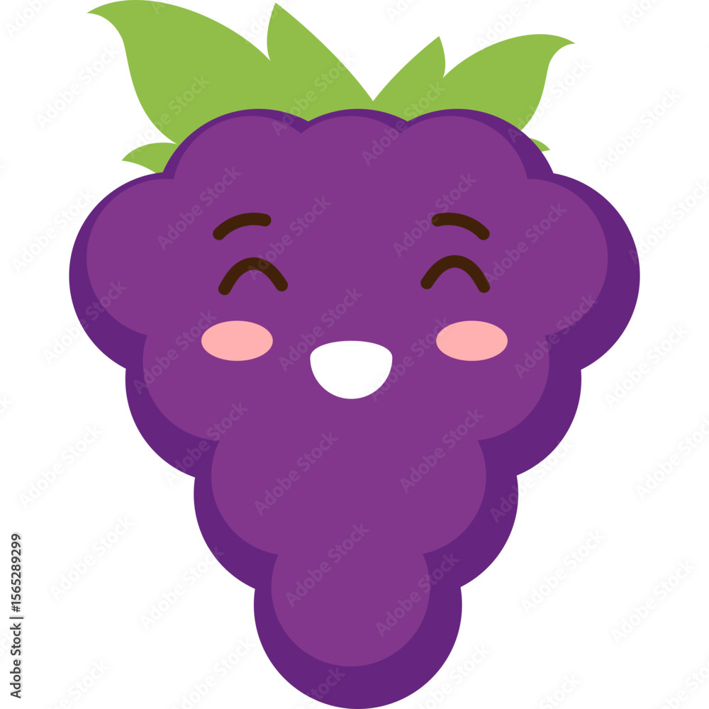 Fototapeta premium Emoticon Fruit Illustration