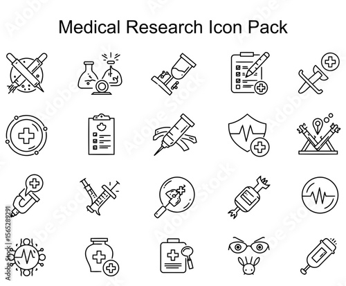 Medical Research Icon Pack