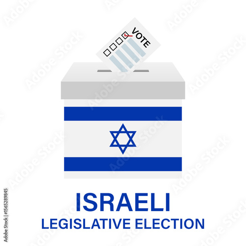 Election in the Israel. Election Concept. Vector Illustration.	

