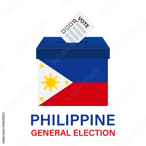Election in the Philippines. Election Concept. Vector Illustration.	