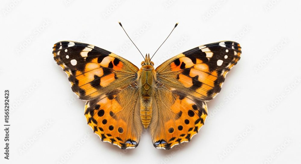 Fototapeta premium butterfly on a white background