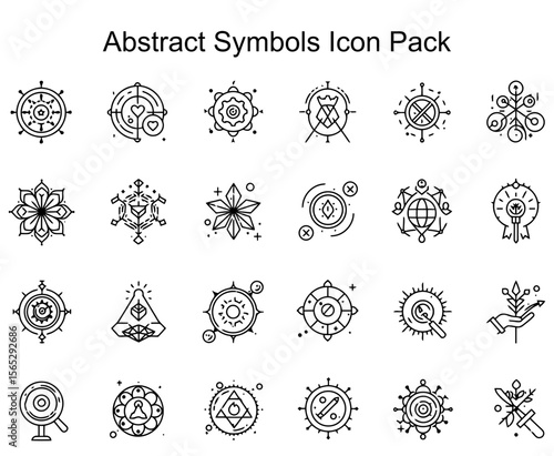 Abstract Symbols Icon Pack