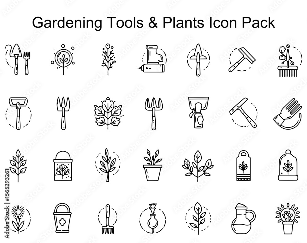 Gardening Tools & Plants Icon Pack Gardening Tools & Plants Icon Pack