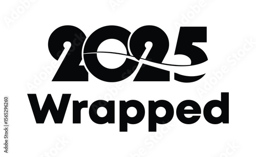 2025 wrapped template, A poster for the year 2025	