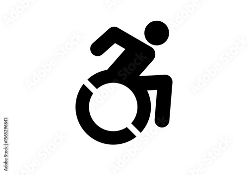 Ultimate Accessible Wheelchair Athlete Icon for Inclusive Design Projects
